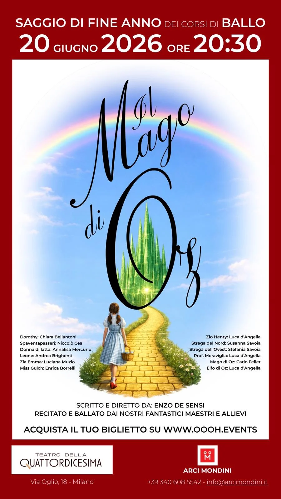 SAGGIO DI FINE ANNO – Il Mago di Oz