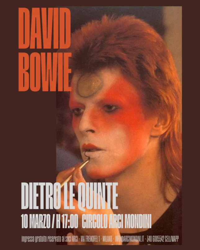DAVID BOWIE – DIETRO LE QUINTE