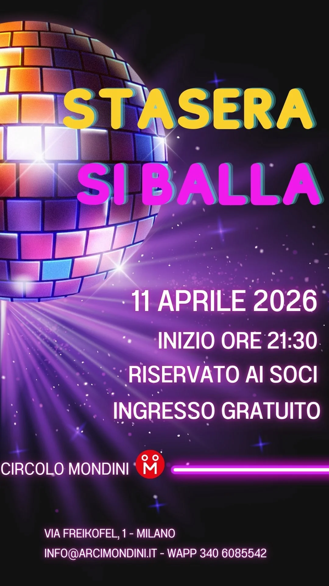 STASERA SI BALLA