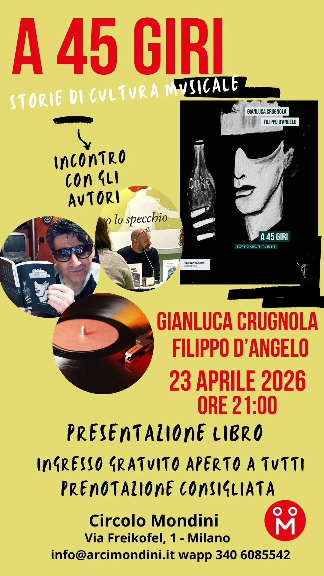 A 45 GIRI – Gianluca Crugnola