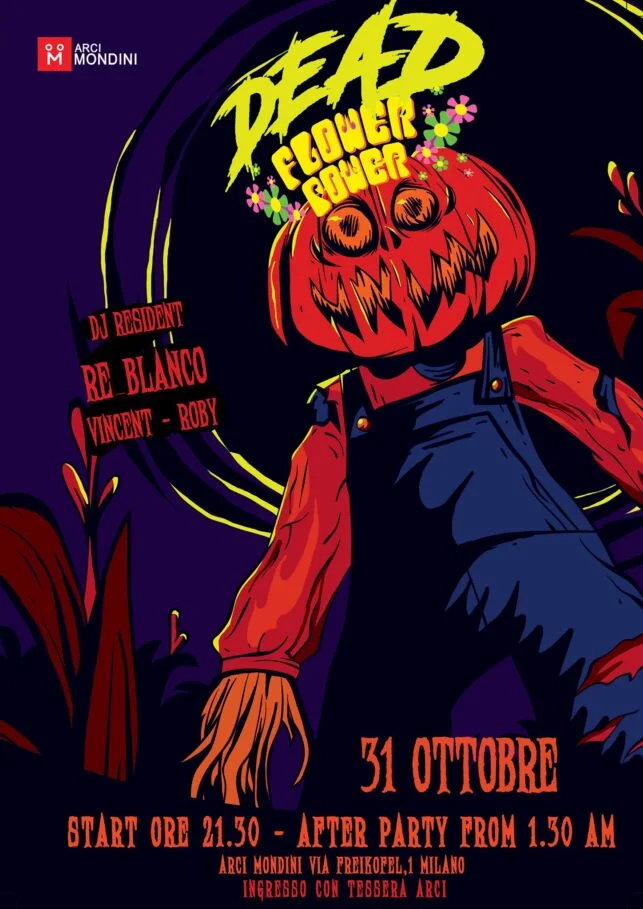 DEAD FLOWER POWER – HALLOWEEN PARTY