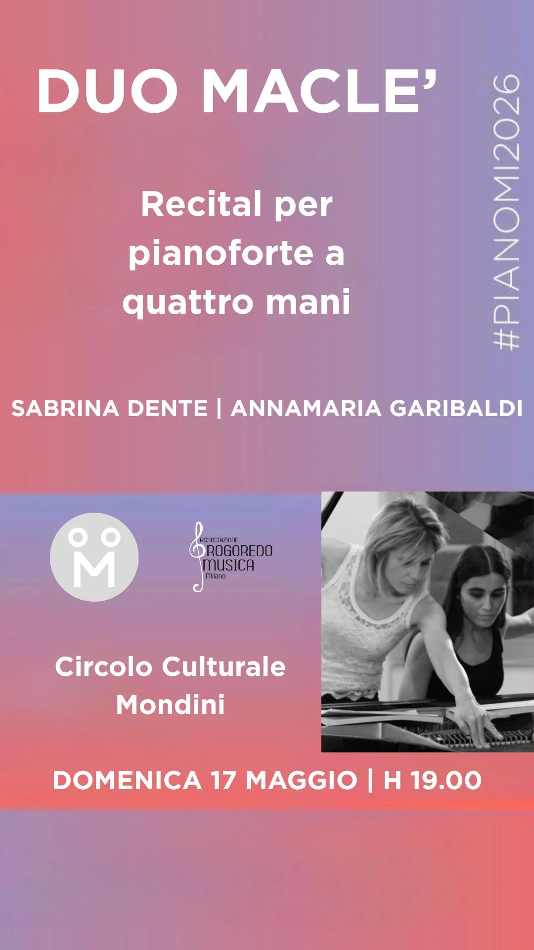 PIANOCITY MILANO: Duo Maclé