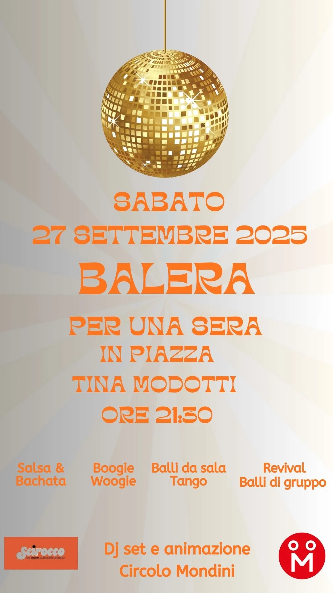 BALERA PER UNA SERA IN PIAZZA