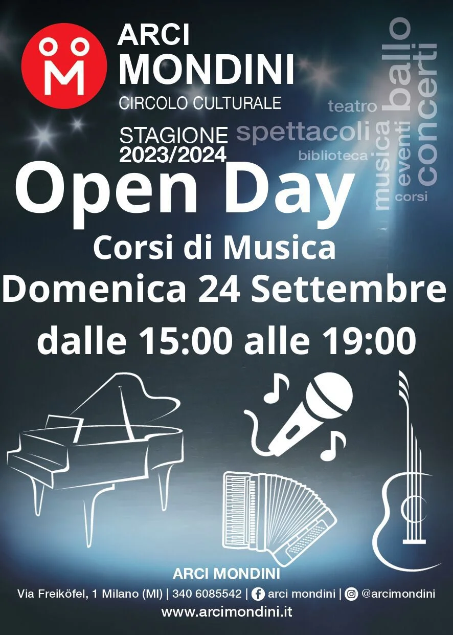 PRESENTAZIONE CORSI DI MUSICA 2023/2024