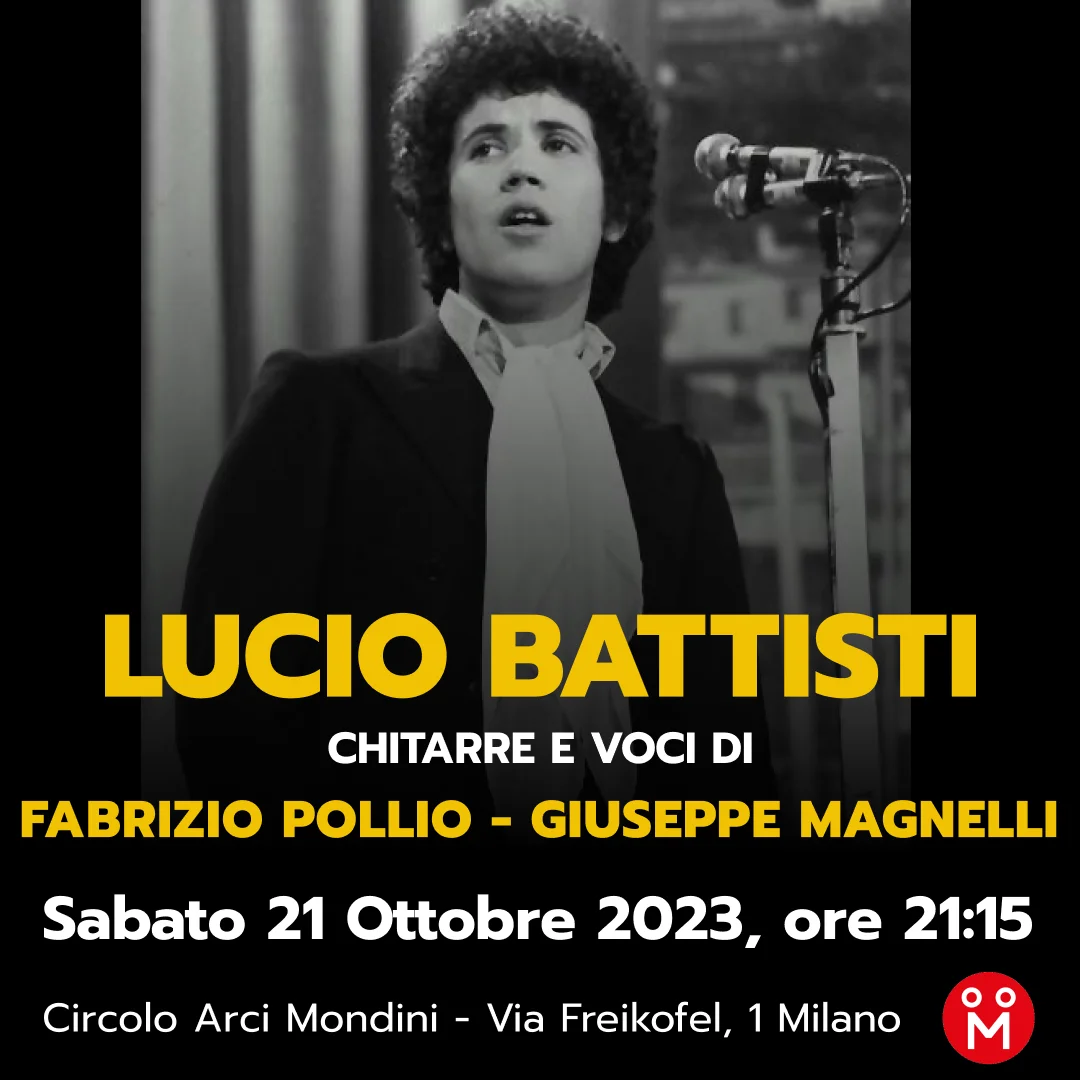 LUCIO BATTISTI – chitarra e voce