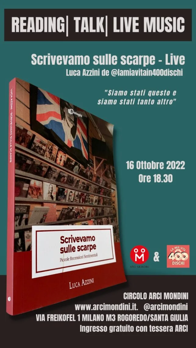 SCRIVEVAMO SULLE SCARPE – LIVE