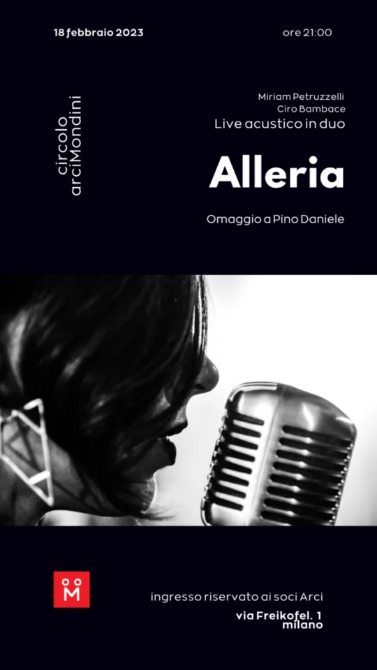 ALLERIA – Omaggio a Pino Daniele